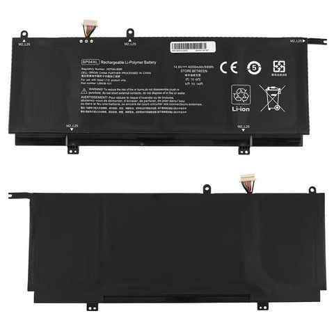 Батарея HP SP04XL акумулятор для ноутбука Spectre x360 Convertible 13-AP series 14.8V 4000mAh 59Wh Black LBM-142847 фото