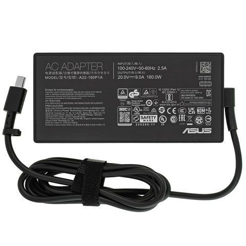 Зарядний пристрій для ноутбука Asus V16 V3607VJ, 180W (блок живлення, зарядка) LBM-143416 фото
