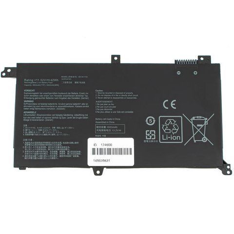Батарея ASUS B31N1732-1 акумулятор для ноутбука VivoBook S14 S430FA, S430FN, S430UA, S430UF, S430UN LBM-010072 фото