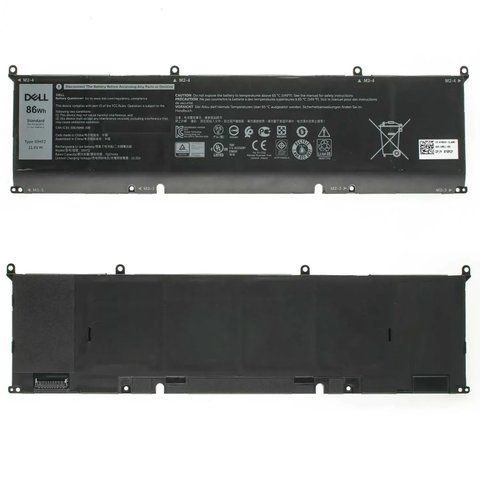 Батарея, акумулятор для ноутбука DELL XPS 15 9520, 86Wh LBM-128418 фото