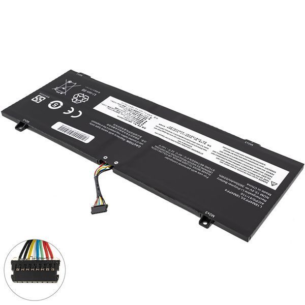Батарея LENOVO L18M4PF3 аккумулятор для ноутбука IdeaPad C340-14IWL, C340-14API 15.4V 3600mAh 55Wh Black 5B10W67415 LBM-140796 фото