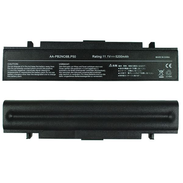 Батарея Samsung AA-PB4NC6B аккумулятор для ноутбука P50, P60, R39, R40, R45, R60, R65, R70, Q210, R460, R510 11.1V 5200mAh Black LBM-026724 фото