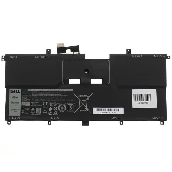 Оригінальна Батарея DELL NNF1C акумулятор для ноутбука XPS 13 9365 P71G 7.6V 5940mAh 46Wh Black HMPFH LBM-090016 фото
