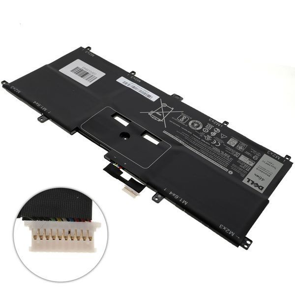 Оригінальна Батарея DELL NNF1C акумулятор для ноутбука XPS 13 9365 P71G 7.6V 5940mAh 46Wh Black HMPFH LBM-090016 фото