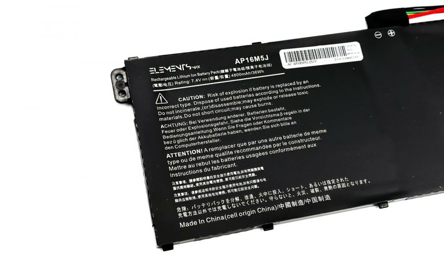 Батарея AP16M5J акумулятор для ноутбука Acer Aspire ES1-523 Aspire 1 A114-31 Aspire 3 A314-31 A315-51 Aspire 5 A515-51 LBM-067514 фото