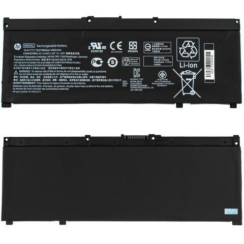 Оригінальна Батарея HP SR04XL акумулятор для ноутбука Omen 15-CE, 15-CB, 15T-CB series 15.4V 4550mAh 70.07Wh LBM-068132 фото