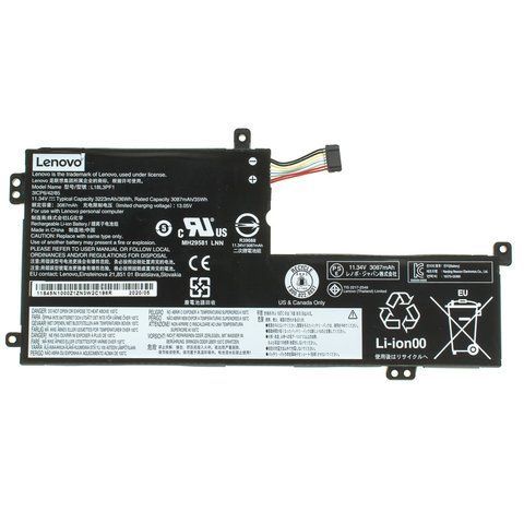 Оригинальная Батарея LENOVO L18M3PF2 аккумулятор для ноутбука V340-17IWL, L340-17API, V155-15API 11.25V 3280mAh 36Wh Black SB10W67268 LBM-096769 фото