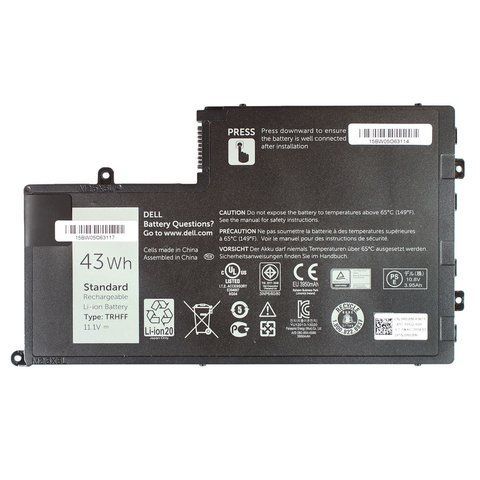 Оригінальна Батарея DELL TRHFF акумулятор для ноутбука Inspiron 5547 5445 5545 5447 5448 11.1V 43Wh black LBM-044890 фото
