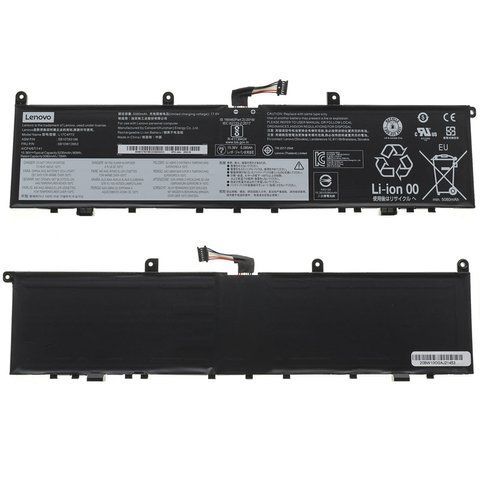 Оригинальная Батарея LENOVO L18M4P71 аккумулятор для ноутбука ThinkPad P1 2nd Gen, X1 Extreme 2nd Gen 15.36V 5235mAh Black LBM-090205 фото