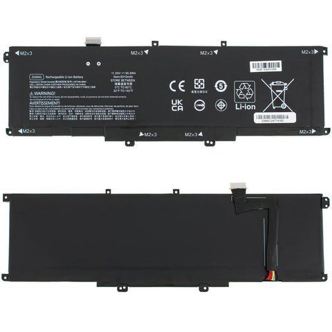 Батарея HP ZG06XL акумулятор для ноутбука EliteBook 1050 G1, Studio x360 G5 11.55V 8310mAh 95.9Wh Black LBM-128512 фото