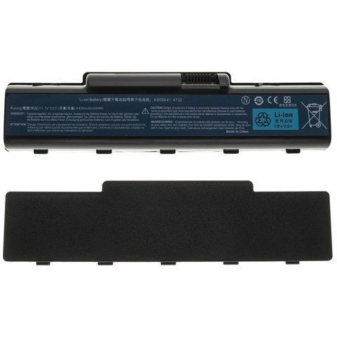 Батарея Acer AS09A61 акумулятор для ноутбука Aspire 5334 5732Z, 7315 TravelMate 4335 Gateway ID56, ID58, NV52, NV53, NV54, NV56, NV58, NV59, NV78, NV7802U 11.1V 4400mAh, Black LBM-038376 фото