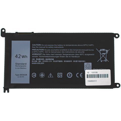 Батарея, акумулятор для ноутбука Dell WDX0R, WDXOR LBM-009312 фото