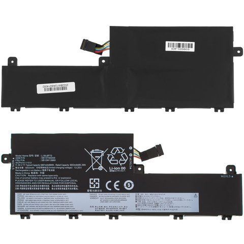 Батарея LENOVO L19L6P72 аккумулятор для ноутбука ThinkPad T15p Gen 1 P15v Gen 1 P15v Gen 2 11.55V 5887mAh 68Wh Black LBM-128425 фото
