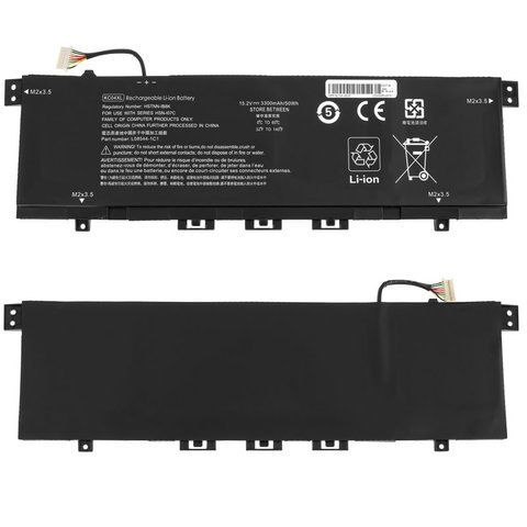 Батарея HP KC04XL акумулятор для ноутбука Envy x360 13-AG, 13-AH, 13-AQ 15.2V 3300mAh 50Wh Black LBM-124804 фото