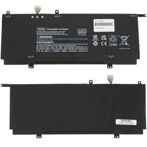 Батарея HP SP04XL акумулятор для ноутбука Spectre x360 Convertible 13-AP series 15.4V 3990mAh 61.4Wh Black LBM-128511 фото