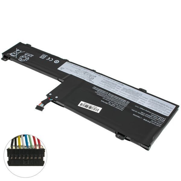 Батарея LENOVO L19M3PD6 аккумулятор для ноутбука IdeaPad Flex 5 14IIL05, 14ITL05 11.52V 4595mAh 52.5Wh Black LBM-128330 фото