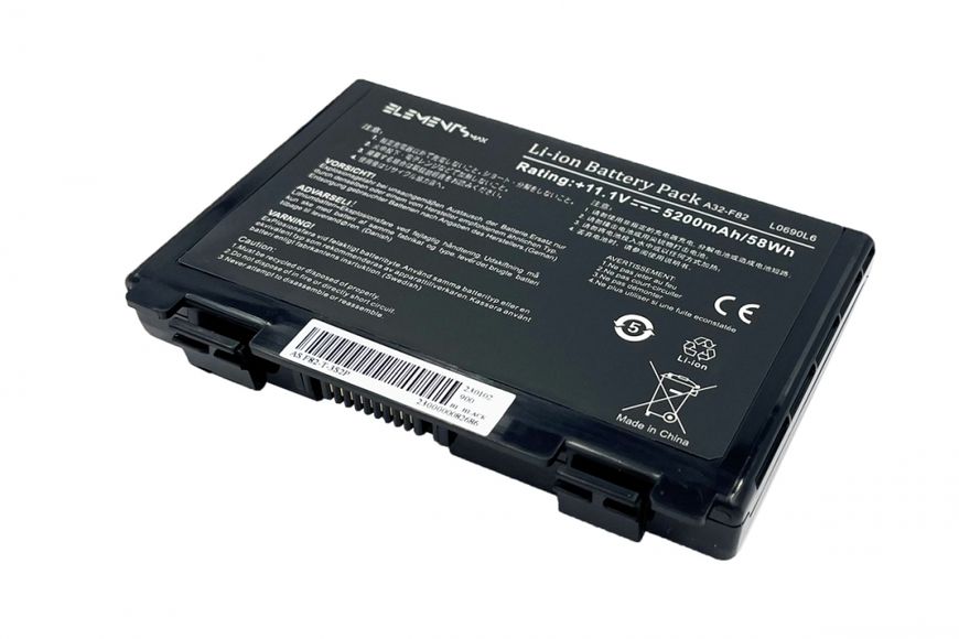 Батарея A32-F82 акумулятор для ноутбука Asus F82, K50, F52, F82, F83, K40, K41, K51, K60, K61, K70, X5D, LBM-0909162 фото