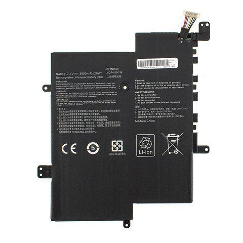 Батарея ASUS C21N1629 акумулятор для ноутбука EeeBook E203NA, E203MA, R207NA series 7.6V 3800mAh 28Wh Black LBM-133823 фото