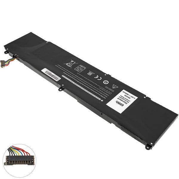 Батарея DELL XRGXX аккумулятор для ноутбука Alienware M15, M17 series 11.55V 6000mAh 69Wh Black LBM-142842 фото