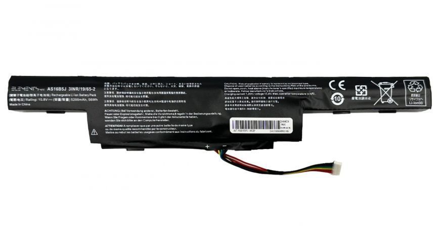 Батарея AS16B5J, AS16B8J акумулятор для ноутбука Acer Aspire E5-575G, F15 F5-573G 10.8V 5200mAh LBM-082244 фото
