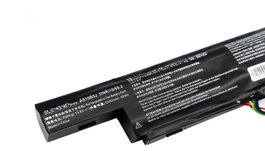 Батарея AS16B5J, AS16B8J акумулятор для ноутбука Acer Aspire E5-575G, F15 F5-573G 10.8V 5200mAh LBM-082244 фото