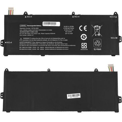 Батарея HP LG04XL акумулятор для ноутбука Pavilion 15-CS 14.8V 4100mAh 60.6Wh Black LBM-130168 фото