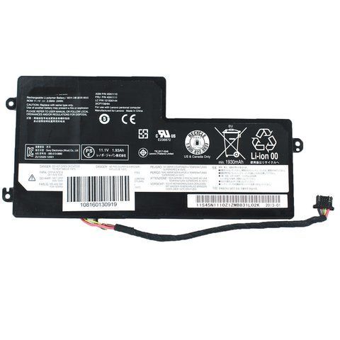 Оригинальная Батарея LENOVO 45N1111 аккумулятор для ноутбука ThinkPad X240, X240s, T440, T450, S440, S540 11.4V 2060mAh 24Wh Black 45N1108 LBM-062768 фото
