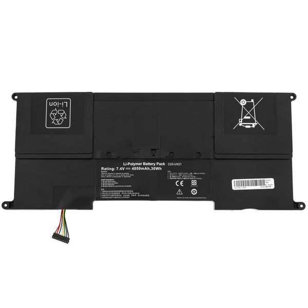 Батарея ASUS C23-UX21 аккумулятор для ноутбука Zenbook UX21A, UX21E 7.4V 4050mAh Black LBM-129000 фото