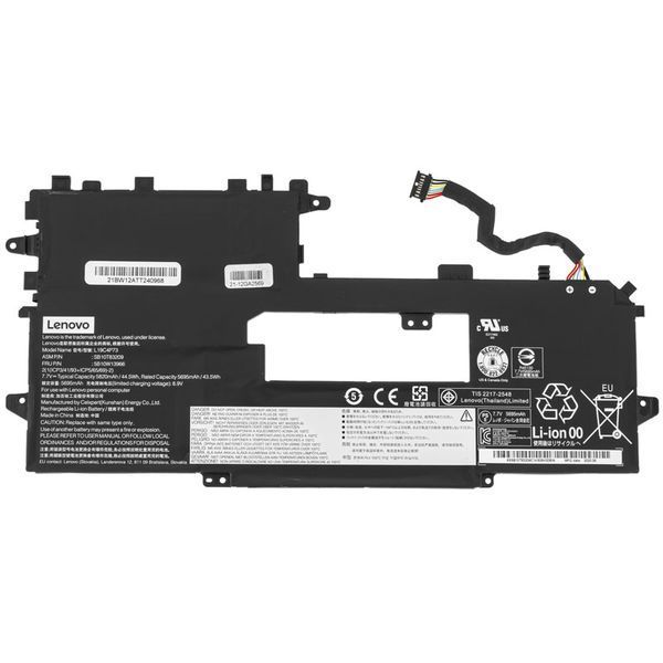Оригінальна Батарея LENOVO L19M4P73 акумулятор для ноутбука ThinkPad X1 Titanium Yoga Gen 1 7.72V 5770mAh 44.5Wh Black 5B10W13965 LBM-100359 фото