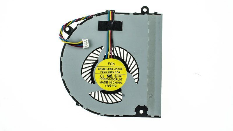 Вентилятор для ноутбука LENOVO G710, G710A, DC 5V 0.5A, 4pin (FCN DFS531005PL0T) (Кулер) LBM-062380 фото