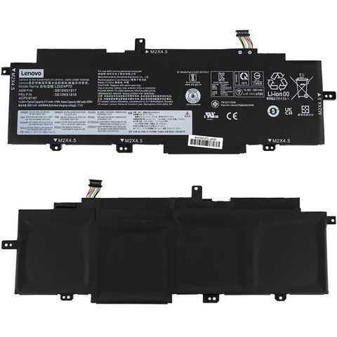 Оригинальная Батарея LENOVO L20L4P72 аккумулятор для ноутбука ThinkPad T14s Gen 2 15.36V 3711mAh 57Wh Black 5B10W13976 LBM-128735 фото