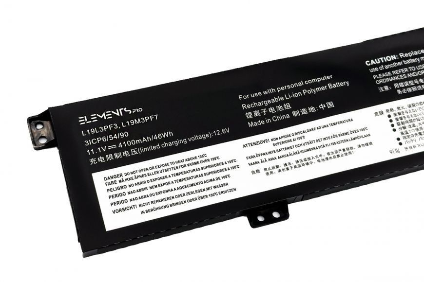 Батарея LENOVO L19L3PF3, L19M3PF7 акумулятор для ноутбука Ideapad Creator 5-15IMH05 Gaming 3 15ARH05 3 15IMH05 11.1V 4100mAh 46Wh LBM-010107 фото