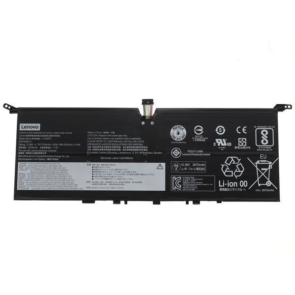 Оригінальна Батарея LENOVO L17C4PE1 акумулятор для ноутбука Yoga S730-13IWL 15.36V 2735mAh 42Wh Black 5B10R32748 LBM-090255 фото