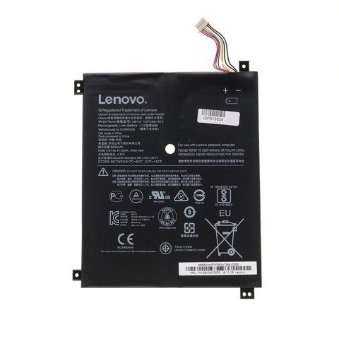 Оригинальная Батарея LENOVO 5B10K37675 аккумулятор для ноутбука IdeaPad 100S-11IBY 3.8V 8400mAh 31.92Wh Black LBM-068902 фото