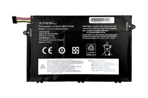 Батарея, аккумулятор для ноутбука Lenovo ThinkPad E480 E485 E580 E590 11.1V 4100mAh (01AV445) LBM-010098 фото
