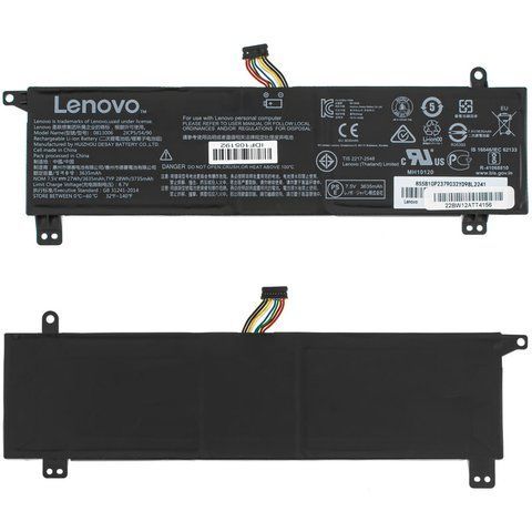 Оригинальная Батарея LENOVO 5B10P23790 аккумулятор для ноутбука IdeaPad 120S-11IAP 7.5V 3735mAh 28Wh Black LBM-124746 фото