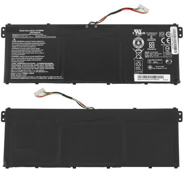 Батарея, акумулятор для ноутбука Acer AP19B8M 11.61V 4821mAh 55.97Wh LBM-102855 фото