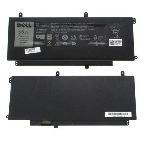 Оригінальна Батарея DELL 4P8PH акумулятор для ноутбука Inspiron 15 5547 5558 5565 7537 7547 7548 7.4V 7410mAh 56Wh Black LBM-089984 фото