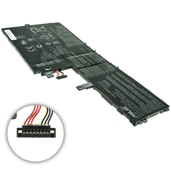 Оригінальна Батарея ASUS C31N1721 акумулятор для ноутбука EeeBook E406SA, E406MA 11.4V 5000mAh 56Wh Black 0B200-02830100 LBM-076775 фото