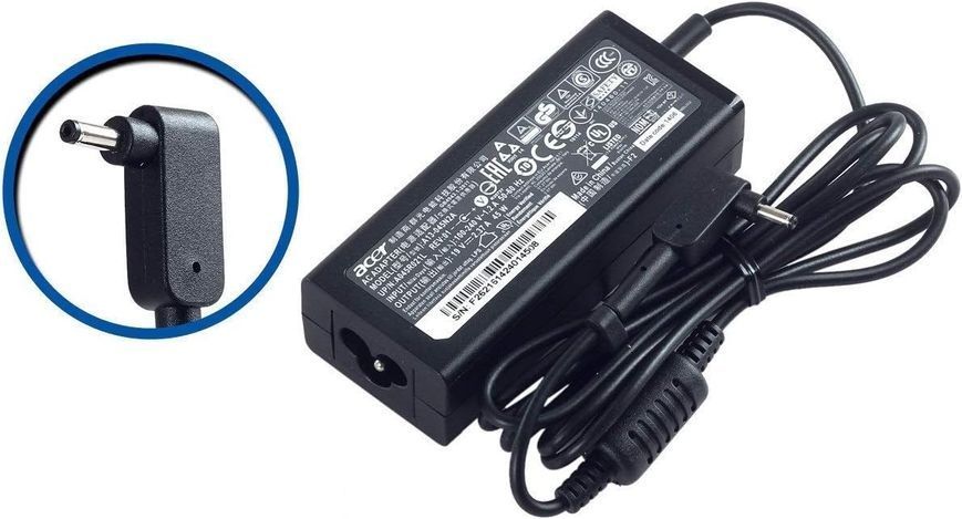Зарядний пристрій для ноутбука Acer Aspire 3 A315-23, 45W (блок живлення, зарядка) LBM-001853 фото
