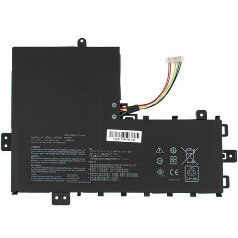 Батарея ASUS C31N1907 акумулятор для ноутбука VivoBook 17 X712JA, K712JA, F712JA, V712JA 11.49V 4165mAh 47Wh Black LBM-128284 фото