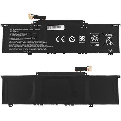 Батарея HP BN03XL акумулятор для ноутбука Envy X360 13-BA, 13-AY, 13-AR, 15-ED 11.1V 4100mAh 46Wh Black LBM-142870 фото