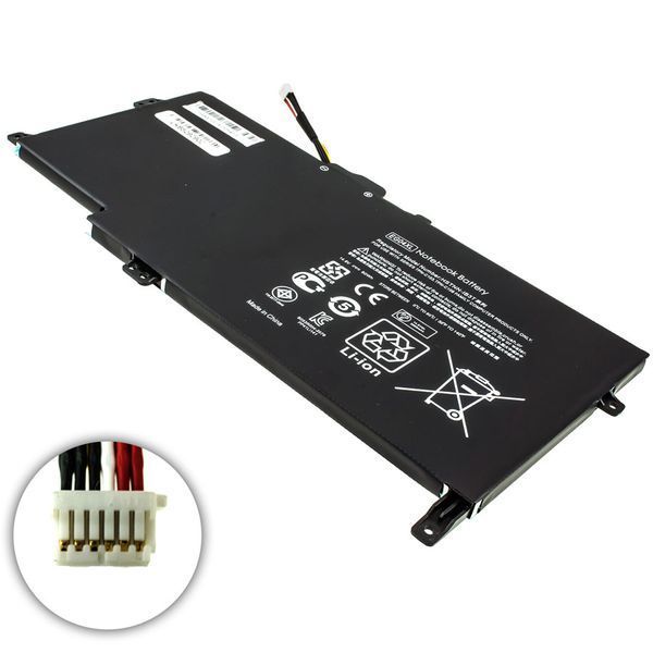 Оригінальна Батарея HP EG04XL акумулятор для ноутбука ENVY Sleekbook 6-1000, 6-1100, 6-1200 series 14.8V 60Wh Black 681951-001 LBM-070558 фото
