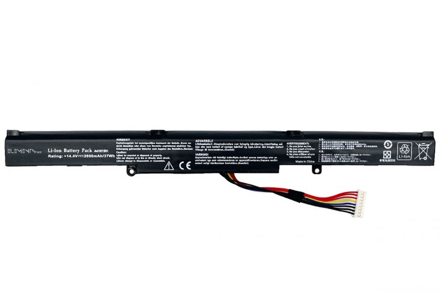 Батарея A41N1501 акумулятор для ноутбука Asus N552V N552VX N552VW N752V N752VX N752VW GL752VL GL752VW LBM-082236 фото