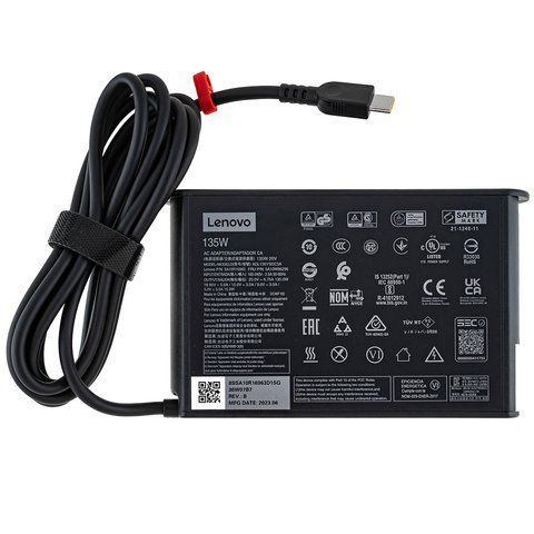 Зарядное устройство для ноутбука Lenovo ThinkPad P16s Gen 1 (21BT/21BU) 135W (блок питания, зарядка) LBM-140316 фото