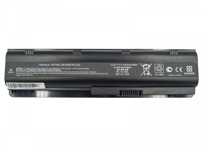 Батарея, аккумулятор для ноутбука HP HP Compaq CQ58 10.8V 5200mAh LBM-062772 фото