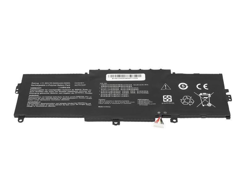 Батарея ASUS C31N1811 аккумулятор для ноутбука Zenbook 14 UX433FA, UX433FN LBM-078701 фото
