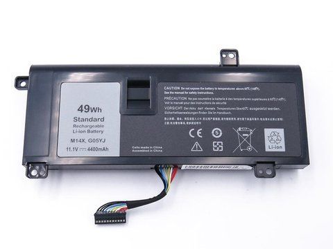 Батарея DELL G05YJ акумулятор для ноутбука Alienware M14X R3, R4, 14D-1528, A14, P39G LBM-067537 фото