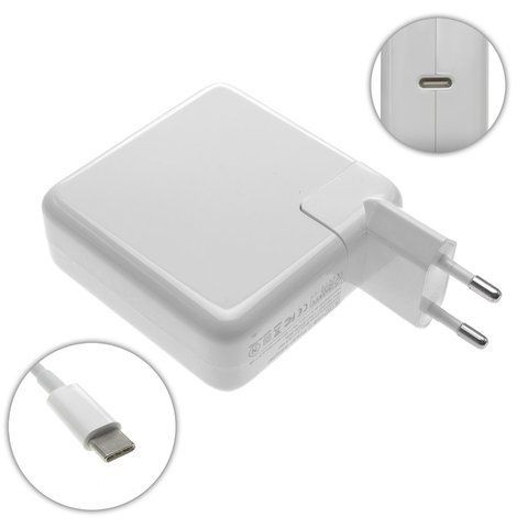 Зарядний пристрій для ноутбука Apple 67W 20.3V 3.3A USB Type-C (блок живлення, зарядка) LBM-089125 фото