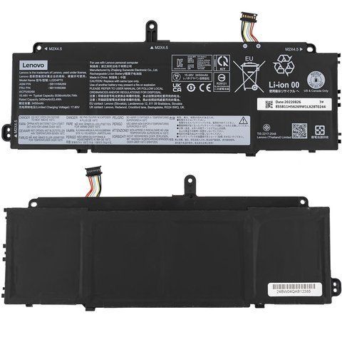 Оригинальная Батарея LENOVO L22C4P70 аккумулятор для ноутбука ThinkPad X13 G4 T, X13 Gen 4 15.48V 3450mAh 53.4Wh Black 5B11H56369 LBM-140066 фото